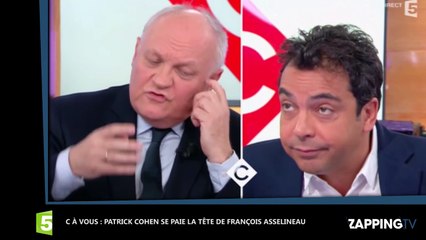 C à vous - François Asselineau : Patrick Cohen se moque du candidat en direct (vidéo)