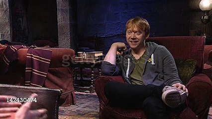 Download Video: Rupert Grint at A Tour of the Set of Harry Potter at Leavesden Studios - 30/03/2012