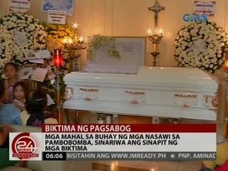 24 Oras: Mga mahal sa buhay ng mga nasawi sa pambobomba, sinariwa ang sinapit ng mga biktima