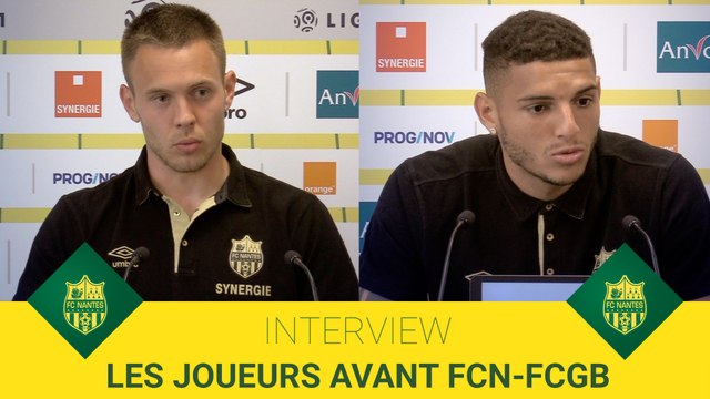 Les joueurs avant FCN-FCGB