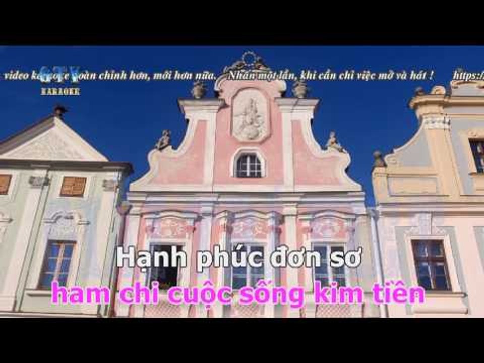 Karaoke } Hạnh Phúc Đơn Sơ   Mạnh  Quỳnh