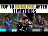 IPL 10 : Find out about Top 10 bowlers after 11 matches | Oneindia News