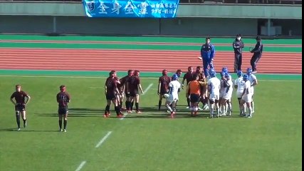 2016年1月9日全国高専ラグビー決勝 仙台高専VS奈良高専 part 1/2