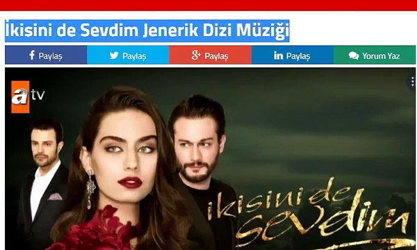 İkisini de Sevdim Jenerik Dizi Müziği