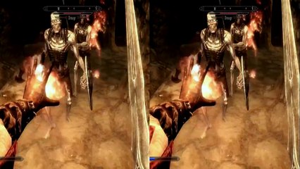 VR SBS - Skyrim VR 2017 3840x2160 [Video 4K for Google Cardboard]