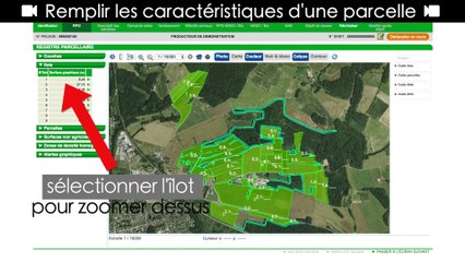 Minute Pac 1 - Remplir les caractéristiques d'une parcelle