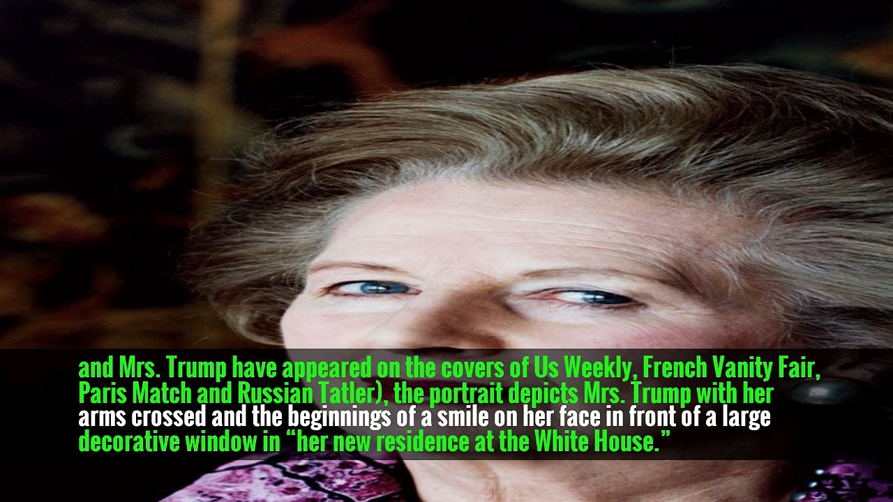 We don’t know because Mrs. Trump’s director of communications said the first lady’s office had no further statement about the portrait or the choices involved, besides the official quotation