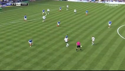 Jake Jervis  GOAL HD - Portsmouth 0-1 Plymouth 14.04.2017