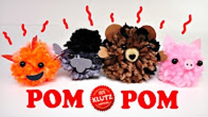 Pom Pom Peppa Pig,Trolls and Nemo Mini Pets - Squishy Toys Craft Kits for Kids