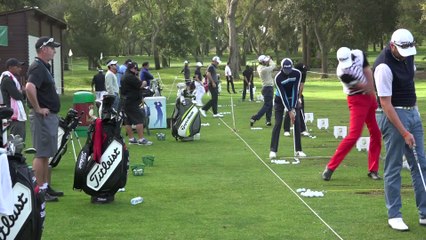 GOLF - Tour européen : Au practice du Hassan II