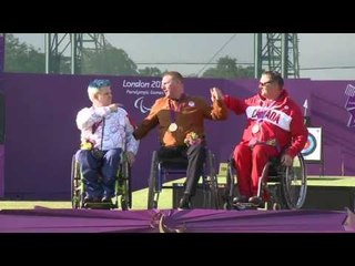 Archery - Medal Ceremony - Men's Individual Compound W1 - London 2012 Paralympic Games