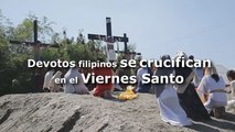 Devotos filipinos se crucifican en el Viernes Santo