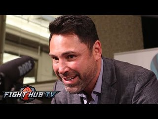Oscar De La Hoya "Amir Khan beats Pacquiao & Mayweather; He hasnt hit peak yet"