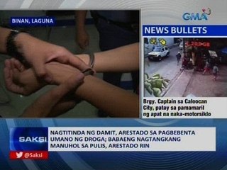 SAKSI: Nagtitinda ng damit, arestado sa pagbebenta umano ng droga