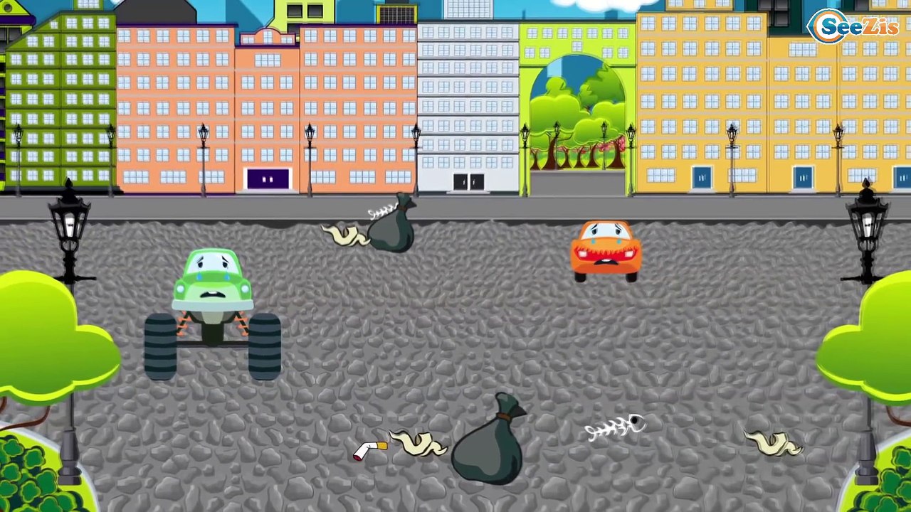 Carritos para niños - Tractor, Grúa y Camión infantiles - Videos para niños - Caricaturas de coches