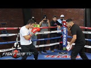 Mauricio Herrera vs. Jose Benavidez Jr- Full video- Herrera media workout