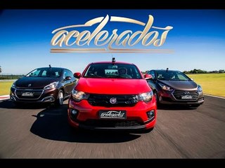 DESAFIO TRÊS CILINDROS: FIAT MOBI x HYUNDAI HB20 x PEUGEOT 208 - VR C/ BARRICHELLO #99 | ACELERADOS