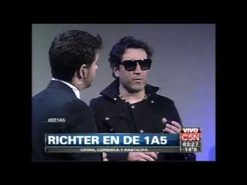 Richter - En vivo en C5N completo con Entrevista