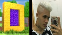 Minecraft: COMO FAZER UM PORTAL PARA O MUNDO DO MC KEVINHO ‹ Macete ›