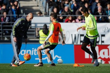 Quand Zidane combine avec ses stars du Real Madrid