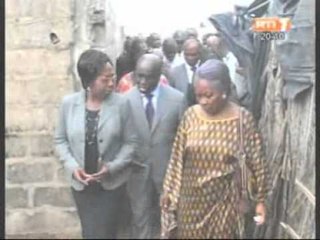 Assistance humanitaire pour les victimes de la montée de la mèr à Port Bouet