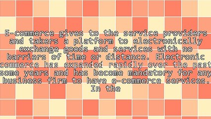 E-Commerce Services - Look Upon Quality