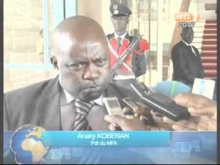 Audience du président de la République accordée au président de la MFA