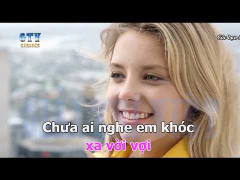 { Karaoke } Em Không Hề Khóc - Minh Thư