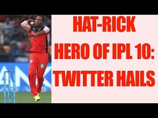 IPL 10: Samuel Badree claimed his first IPL hat-trick against Mumbai; Twitter hails | Oneindia News