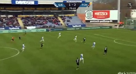 Marcus Ingvartsen GOAL HD - Sonderjyske 1-3 Nordsjaelland 14.04.2017