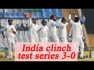 India clinch test series 3-0, beat England at Mumbai | Oneindia News