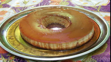 Pudim de leite condensado com cocô ralado - Receita passo a passo