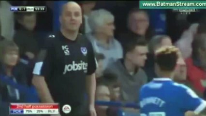 Portsmouth vs Plymouth Argyle 1-1 | Gary Roberts Goal 04.14.2017