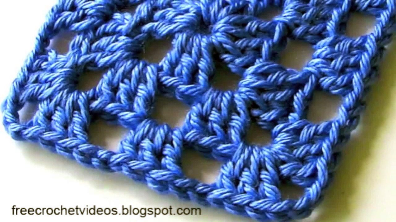 Granny Square blanket tutorial for beginners