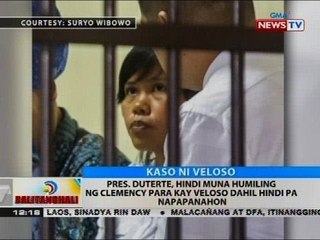 DFA Sec. Yasay: Hindi nagbigay ng 'go signal' si Pres. Duterte sa pagbitay kay Mary Jane Veloso