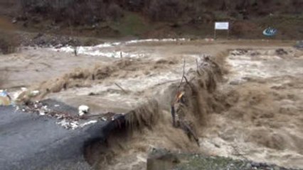 Bitlis'te Sağanak Yağış Sele Dönüştü