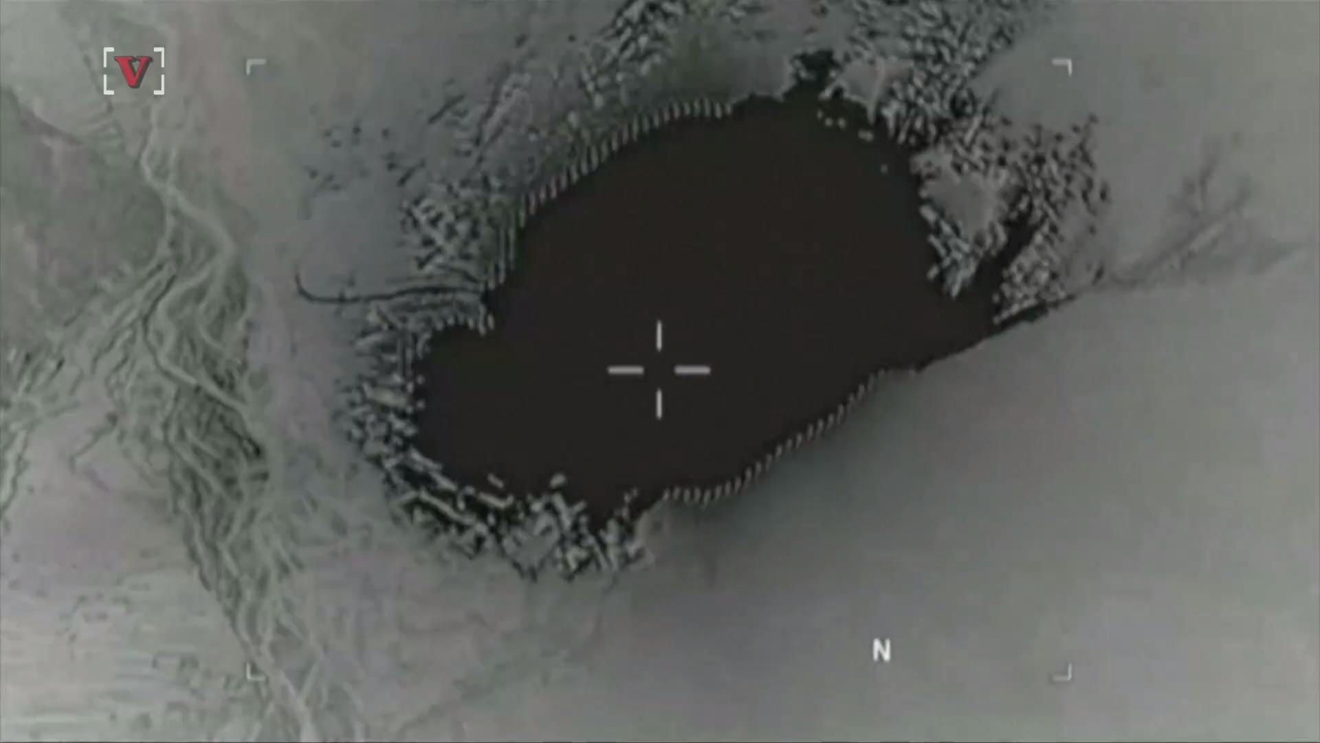 Video Shows Moment 'Mother of All Bombs' Hit ISIS Tunnel