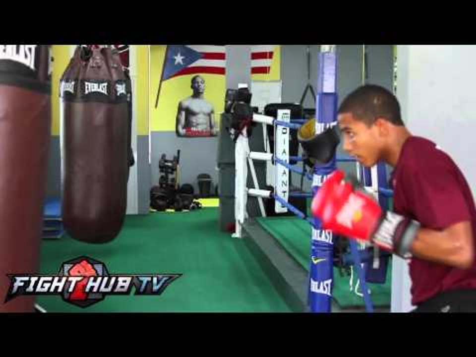 Felix Verdejo vs. Karim El Ouazghari- full video- Verdejo media workout