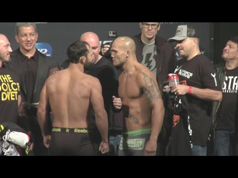 Johny Hendricks vs. Robbie Lawler 2 - Full Video- UFC 181 Full Weigh in + Face Off