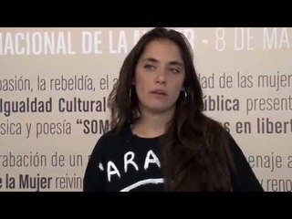 Sara Hebe en "Somos Todas. Mujeres en libertad"