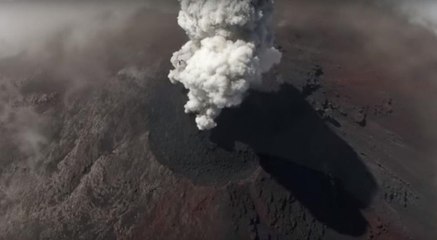 Drones Captured Volcanic Eruption In Guatemala