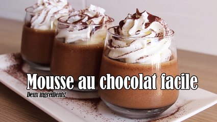 #LGDK : Mousse au Chocolat facile (Deux ingrédients!)