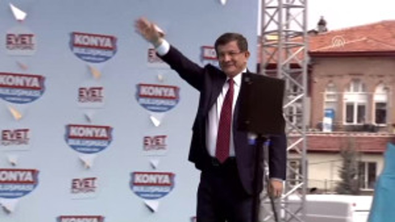 Davutoğlu, "Konya Buluşması"Nda Konuştu