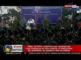 Pres. Duterte, may listahan ng 1,000 pangalan ng mga opisyal ng gobyerno na sangkot daw sa droga
