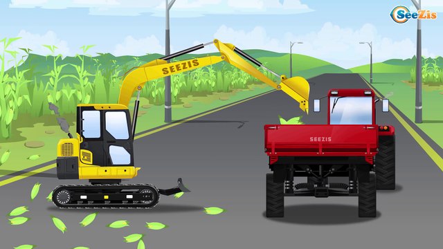 Traktor Animacje - Traktorek Praca i Zabawa | Great Tractor for Kids fairy tales | Auta bajki