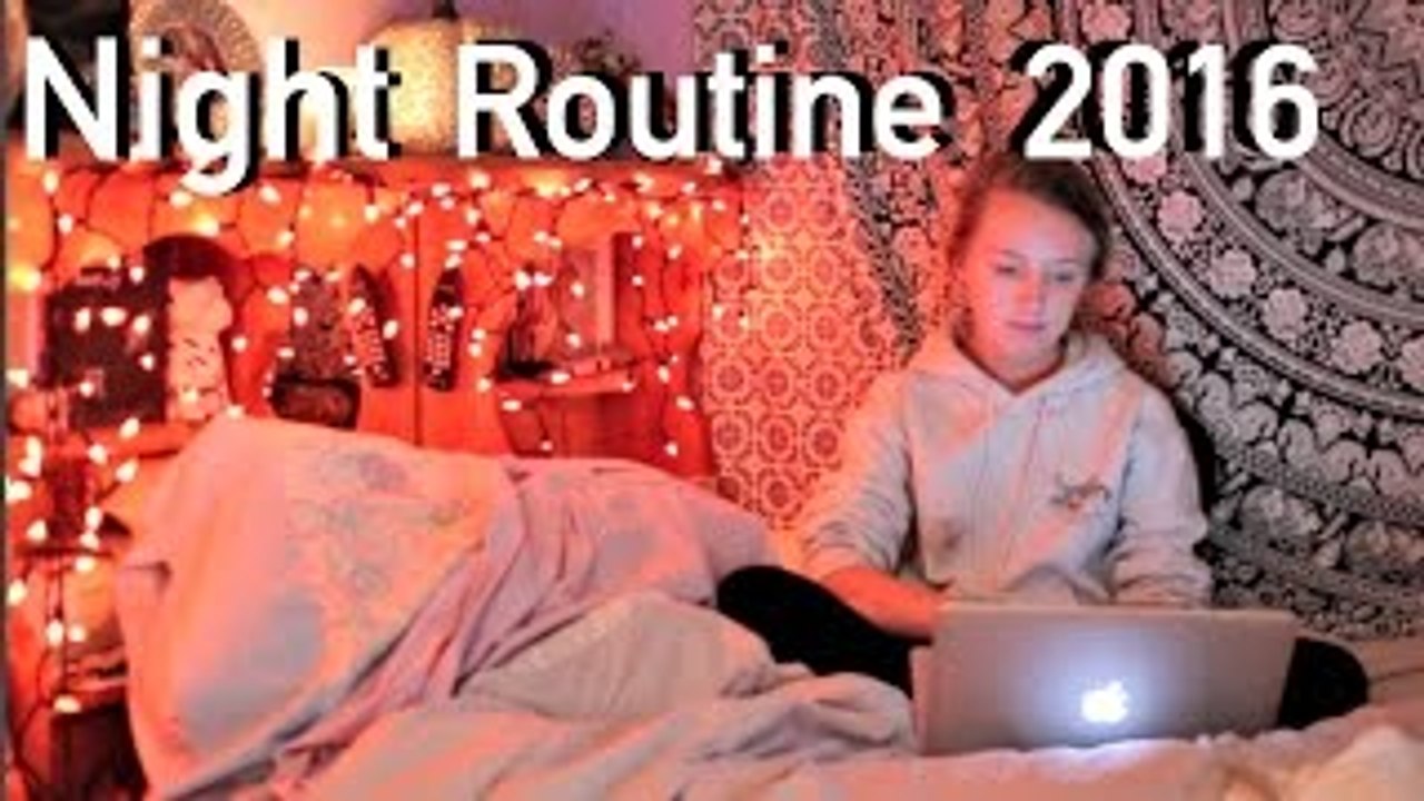 FALL NIGHT ROUTINE 2016