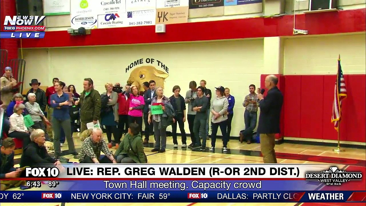 Greg Walden town hall_032 my family going to die