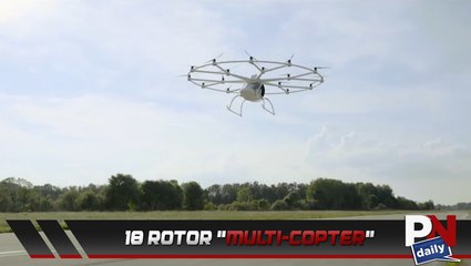 An Electric Multi-Copter With 18 Rotors
