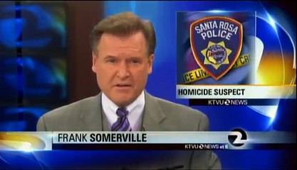 Homicide suspect avoids arrest by stepping in front of truck