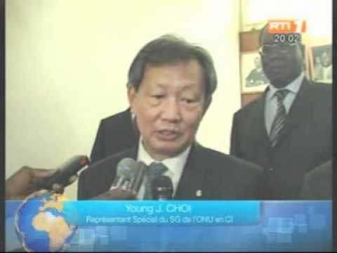 Le représentant spécial de l'onu Choi a fait ses adieux au Mininistre des Affaires Et.